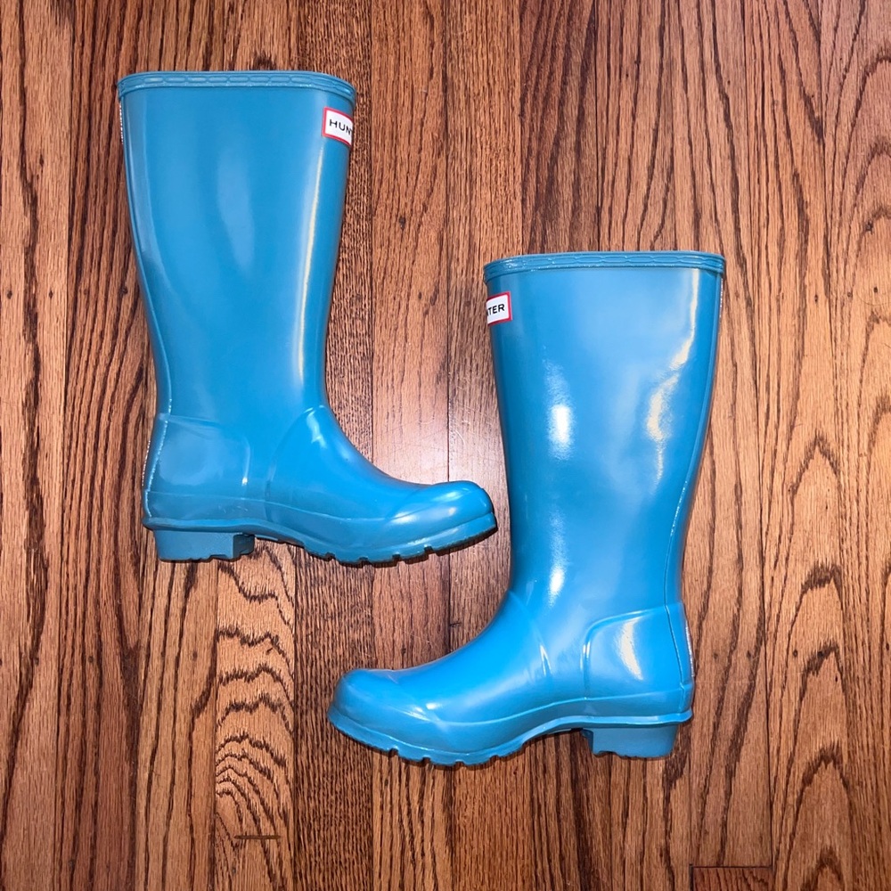 Hunter Big Kids Original Gloss Rain Boots, Size 2